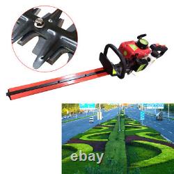 22.5cc Petrol Hedge Trimmer 560mm Blades Brush Cutter Blade Double Sided Trimmer