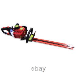 22.5cc Petrol Hedge Trimmer 560mm Blades Brush Cutter Blade Double Sided Trimmer