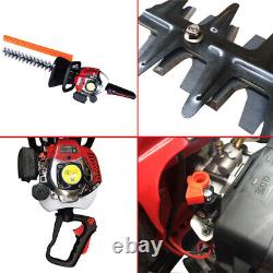 22.5cc Petrol Hedge Trimmer 560mm Blades Brush Cutter Blade Double Sided Trimmer