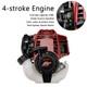 25cc 4-stroke Engine 4 Strokes Weed Eater Motor Lawn Mower Brush Cutter Fit Gx25
