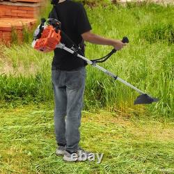 2Stroke Gas Weed Trimmer Brush Cutter Pull Start Petrol Lawn Edger Grass Trimmer