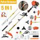 2.5kw Petrol Trimmer Brush Cutter Garden Grass Line 11000rpm Engine 52cc 5-in-1