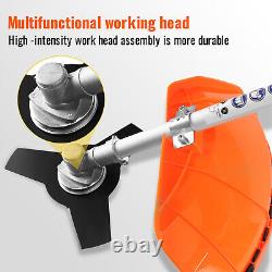 2.5kw Petrol Trimmer Brush Cutter Garden Grass Line 7000rpm 52cc Engine 2-in-1
