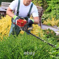 2 Stroke Petrol Hedge Trimmer 65Mn Steel Brush Cutter Air-cooled Hedgetrimmer