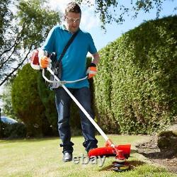 2 in 1 Petrol Grass Trimmer String Strimmer 52cc Stroke Engine with 255mm Blade