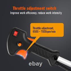 2-in-1 Petrol Strimmer 52cc Brush Cutter Garden Grass Line Trimmer 2-Stroke NEW