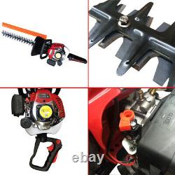 2-stroke Garden Hedge Trimmer air-cooled Petrol Strimmer Chainsaw Brush Cutter