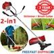 2in1 52cc Grass Strimmer Trimmer Garden Brush Cutter Petrol Edger Grass Trimmer