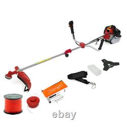 2in1 Multi Tool 52cc Petrol PowerKing Grass Line Trimmer & Brushcutter + Spool