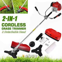 2in1 Multi Tool 52cc Petrol Strimmer 2 Stroke Garden Grass Trimmer Brush Cutter