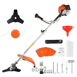 2in1 Petrol Grass Trimmer Brush Cutter 52cc Multi Function Garden Grass Strimmer