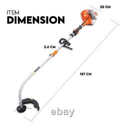 31cc Pole 4 STROKE Whipper Snipper Curved Shaft Line Trimmer