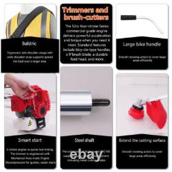 3 in 1 Petrol Brush Cutter Strimmer Grass Trimmer Garden 52cc 2 Stroke Kit
