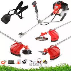 3 in 1 Petrol Brush Cutter Strimmer Grass Trimmer Garden 52cc 2 Stroke Kit UK