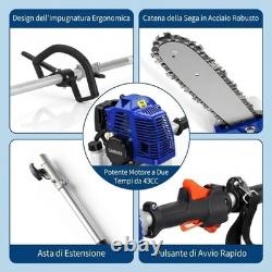 43cc Multi Function Garden Tool Brush Cutter, Grass Trimmer, Chainsaw