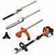 4-in-1 Multi-tool Hedge&grass Trimmer Chain Saw Brush Cutter Chainsaw 51.7cc New