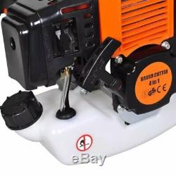 4-in-1 Multi-tool Hedge&Grass Trimmer Chain Saw Brush Cutter Chainsaw 51.7cc new