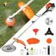 52cc 3-in-1 Hedge Trimmer Multi Tool Petrol Strimmer Brush Cutter Garden 2500w