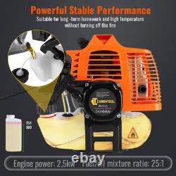 52CC 3in1 Hedge Trimmer Multi Tool Petrol Strimmer Brush Cutter Garden 2500W