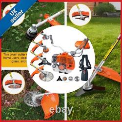 52CC 4 in1 Hedge Trimmer Multi Tool Petrol Strimmer Brush Cutter Garden Chainsaw