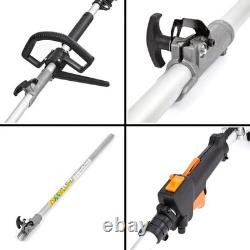 52CC 5 in1 Hedge Trimmer Multi Tool Petrol Strimmer Brush Cutter Chainsaws