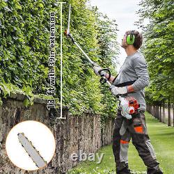 52CC 5 in1 Hedge Trimmer Multi Tool Petrol Strimmer Brush Cutter Garden Chainsaw
