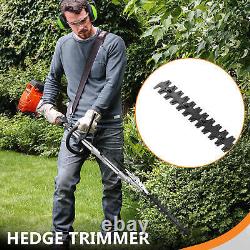 52CC 5 in1 Hedge Trimmer Multi Tool Petrol Strimmer Brush Cutter Garden Chainsaw