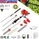 52cc 5 In 1 Hedge Trimmer Multi Tool Petrol Strimmer Brushcutter Garden Chainsaw