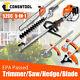 52cc 5 In 1 Hedge Trimmer Multi Tool Petrol Strimmer Brushcutter Garden Chainsaw
