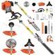 52cc 5in1 Hedge Trimmer Chainsaw 3t Cutter Multitool Petrol Strimmer Brushcutter