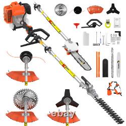52CC 5in1 Hedge Trimmer Chainsaw 3T Cutter MultiTool Petrol Strimmer BrushCutter