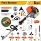 52cc 6 In1 Hedge Trimmer Multi Tool Petrol Strimmer Brush Cutter Garden Chainsaw
