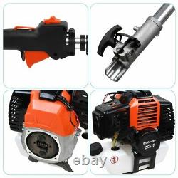 52CC Hedge Trimmer Multi Tool Petrol Weed Strimmer Brush Cutter Garden Chainsaw