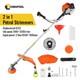 52cc High Power 2.5kw Gas Powered Brush Cutter Adjustable Handle Anti-vibration