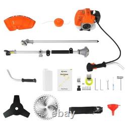 52CC Petrol Brush Cutter Grass Trimmer 3in1 Strimmer Garden Multi Function 2.5KW
