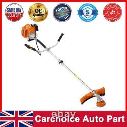 52CC Petrol Multi Tool 52cm3 Engine Strimmer Weed Eater Kit With Harness Orange