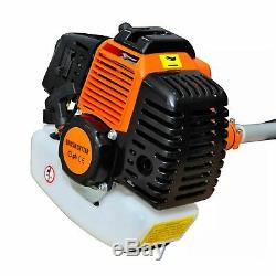 52CC Powerful Petrol Strimmer Garden Grass Brush Cutter Trimmer Orange 2.2KW 3HP