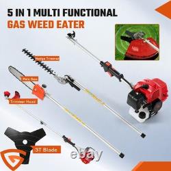 52 CC 4 in 1 Hedge Trimmer Multi Tools Petrol Strimmer BrushCutter, Chainsaw