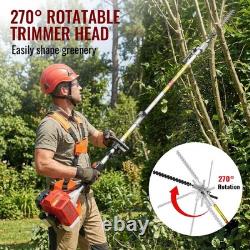 52 CC 5 in 1 Hedge Trimmer Multi Tools Petrol Strimmer BrushCutter, Chainsaw