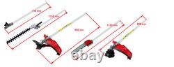 52 CC 5 in 1 Hedge Trimmer Multi Tools Petrol Strimmer BrushCutter, Chainsaw