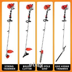 52 cc 5 IN 1 MULIT-TOOL PETROL STRIMMER BRUSH CUTTER, HEDGE TRIMMER CHAINSAW