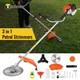 52cc 2500w Petrol Grass Trimmer Brush Cutter 3-in-1 Garden Strimmer 2-stroke New