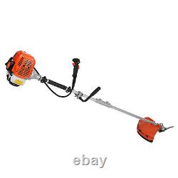 52cc 2-Stroke Grass String Trimmer Straight Shaft Brush Cutter Gas Weed Eater