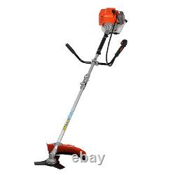 52cc 2-Stroke Grass String Trimmer Straight Shaft Brush Cutter Gas Weed Eater