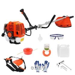52cc 2 Stroke Petrol Garden Brushcutter Strimmer Grass Line Trimmer Brush Cutter
