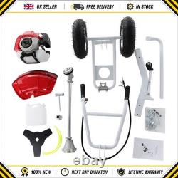 52cc 2-Stroke Petrol Wheeled Brush Cutter & Grass Trimmer 2.2kW Professional