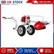 52cc 2-stroke Petrol Wheeled Brush Cutter & Grass Trimmer 2.2kw Split Red