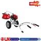 52cc 2-stroke Petrol Wheeled Brush Cutter & Grass Trimmer 2.2kw Split Red