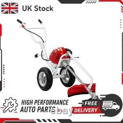 52cc 2-Stroke Petrol Wheeled Brush Cutter & Grass Trimmer 2.2kW Split Trimmer