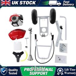 52cc 2-Stroke Petrol Wheeled Brush Cutter & Grass Trimmer 2.2kW high-performance